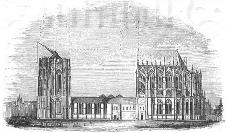 Katedra w Kolonii w roku 1843