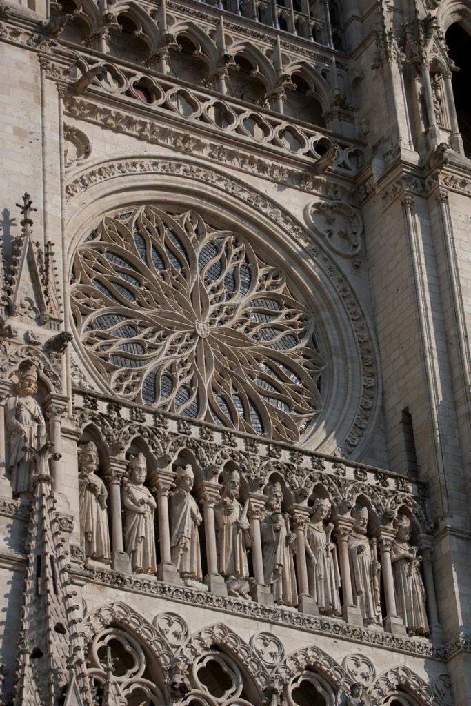 rozeta gotycka Amiens